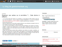 Tablet Screenshot of gestionmentale.info